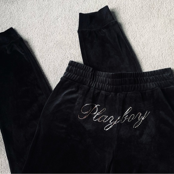 PLAYBOY Pants & Jumpsuits Playboy Velour Track Pant Poshmark
